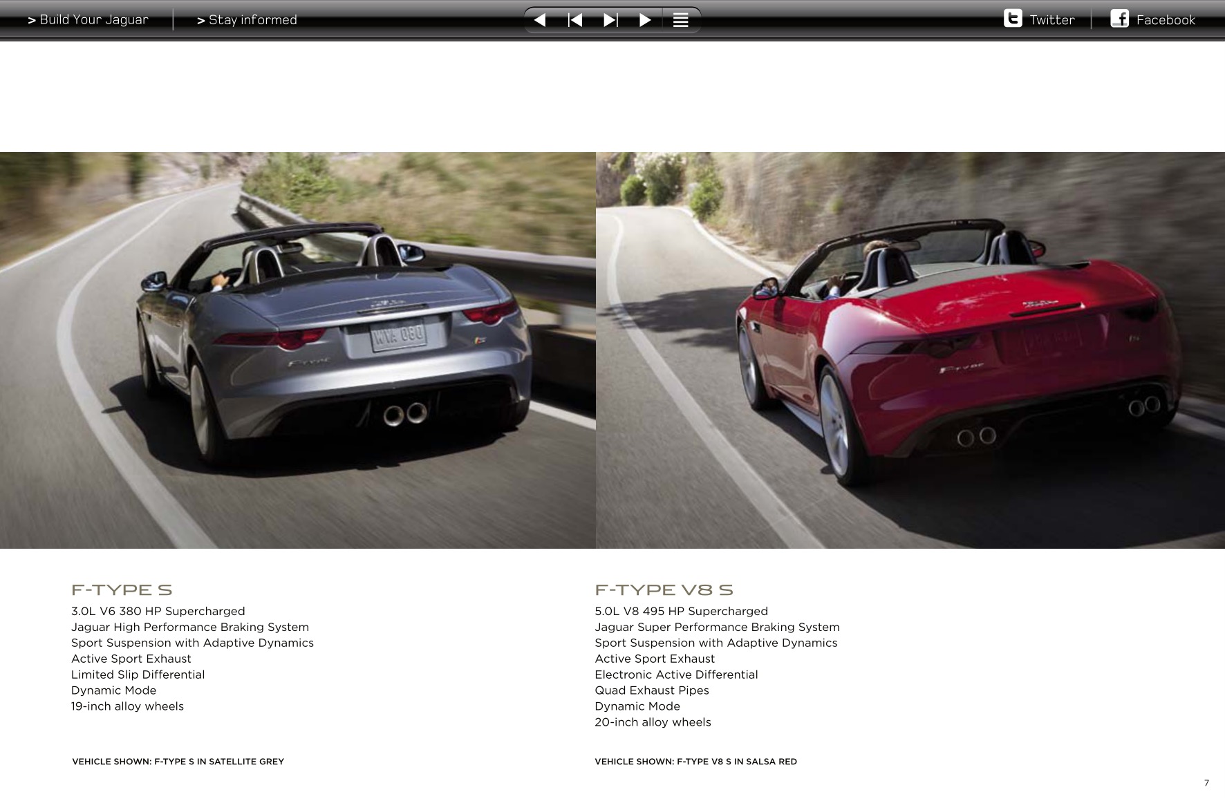 2014 Jaguar F-Type Brochure Page 57